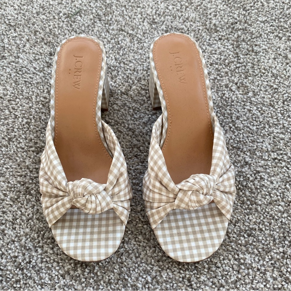 J.Crew block heel